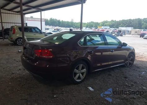 2012 Volkswagen Passat Se from USA, damaged, VIN 1VWBP7A39CC082042